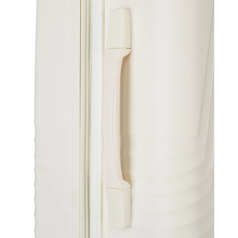 Zestaw walizek podróżnych z tworzywa ABS w beżowym kolorze - Peterson