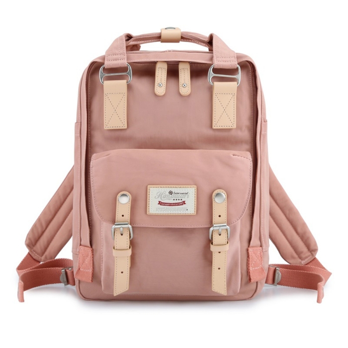 plecak Himawari różowy damski do szkoły i pracy