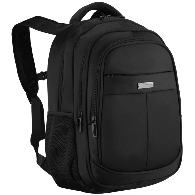 plecak miejski czarny Peterson 18L na laptop 15,3 cali niua.pl