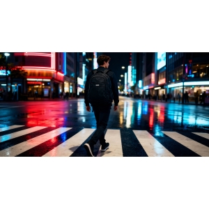 czarny plecak minimalistyczny Peterson niua.pl