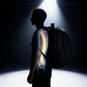 Miejski, pojemny plecak z poliestru w czarnym kolorze z miejscem na laptopa - Peterson