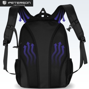 plecak miejski z oddychającymi plecami 3D mesh Peterson