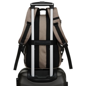 Dwukomorowy, szary plecak podróżny zawieszony na oddychających szelkach - Peterson