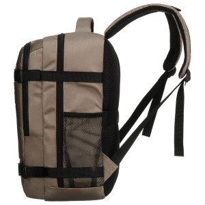 Dwukomorowy, szary plecak podróżny zawieszony na oddychających szelkach - Peterson