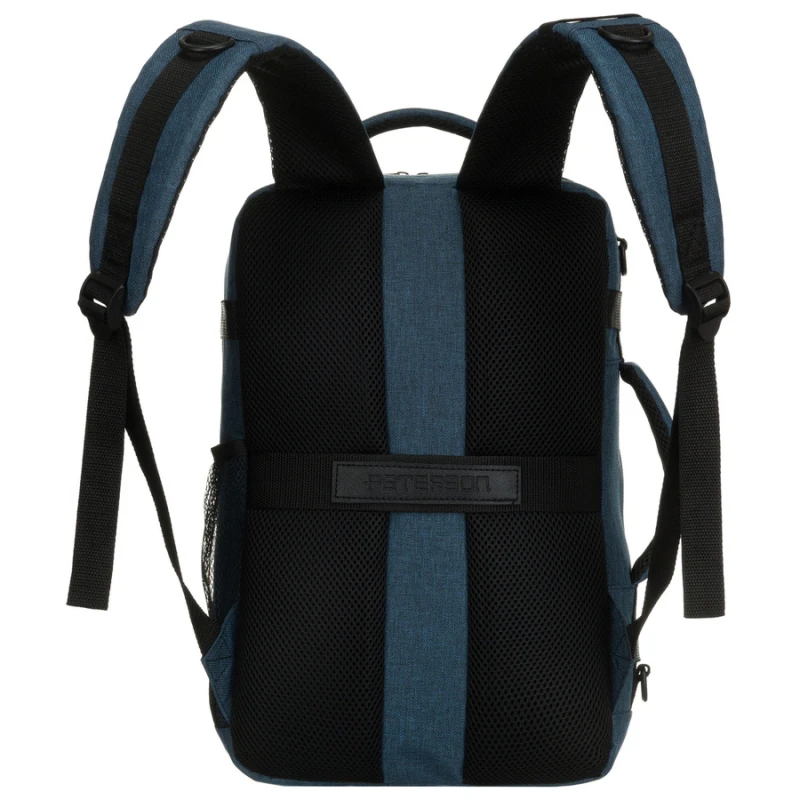 plecak podróżny Peterson tył system wentylacji 3D mesh wygodne szelki