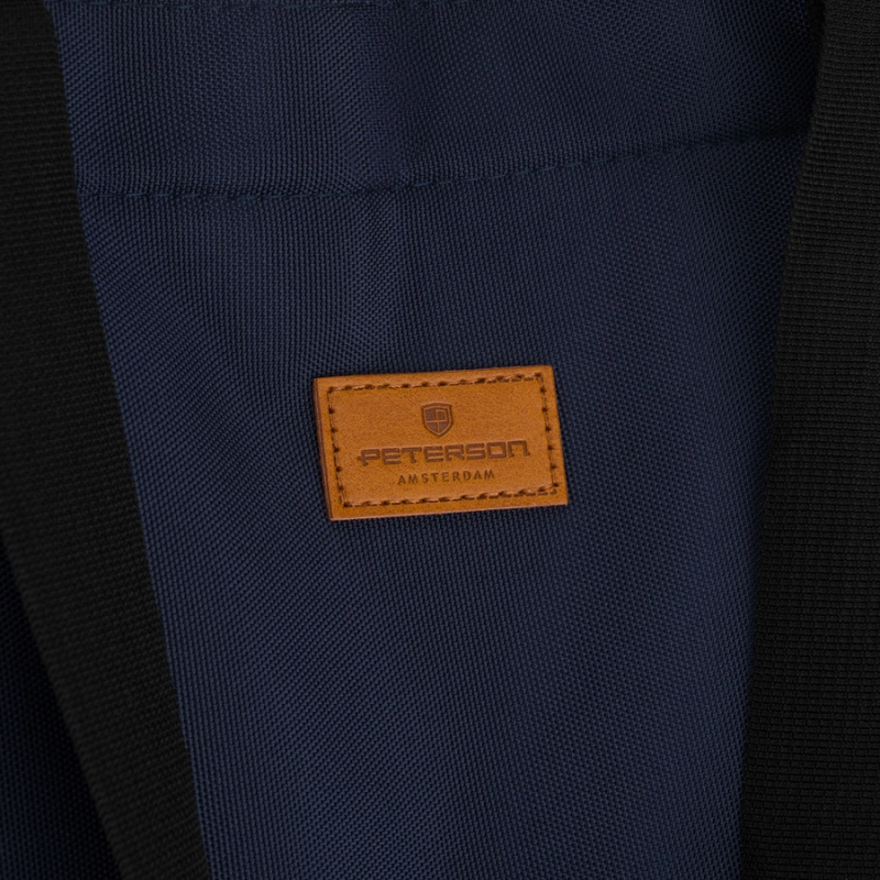 torba miejska damska granatowa na ramię Peterson pojemna