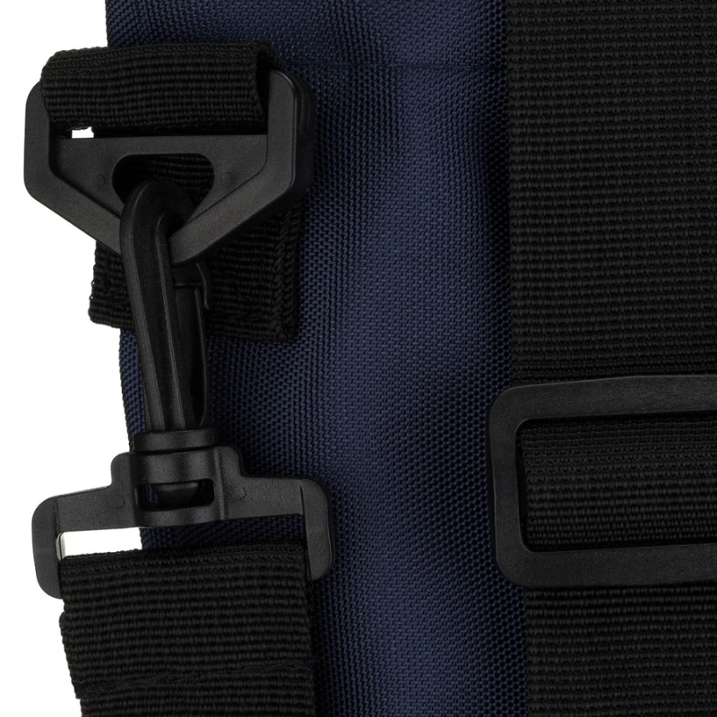 shopperka damska granatowa z paskiem Peterson elegancka torba