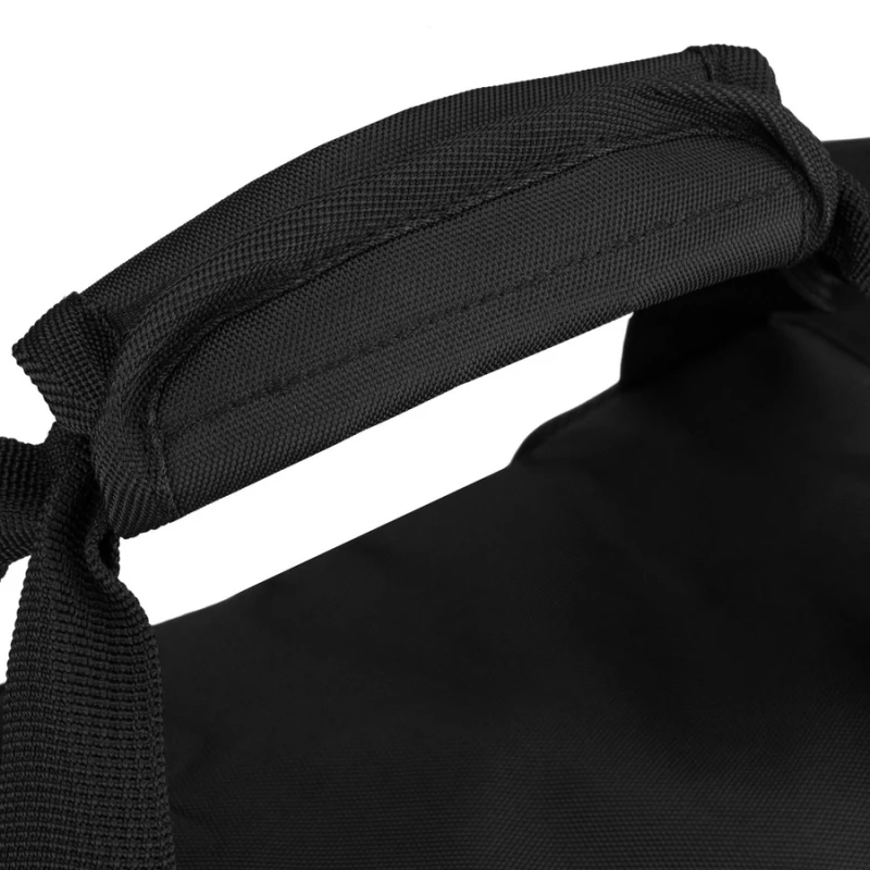 Plecak podróżny z funkcją torby, wykonany z poliestru w czarnym kolorze - Peterson