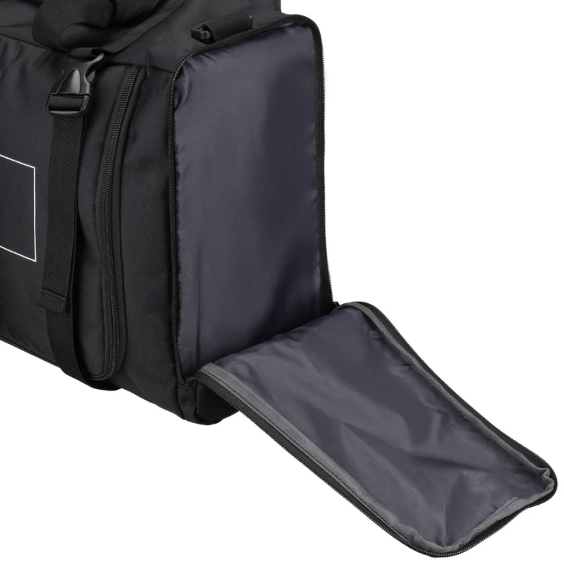 plecak podróżny Peterson czarny z kieszeniami