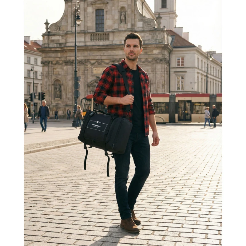 plecak podróżny czarny Peterson bagaż podręczny