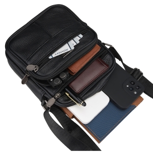 torba męska czarna do pracy i miasta Rovicky