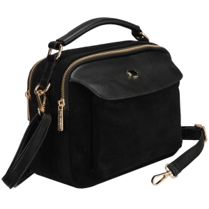 torebka damska czarna Peterson listonoszka crossbody