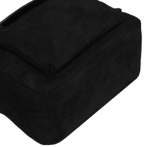 Czarna torebka damska mała listonoszka na suwak miejska saszetka crossbody - Peterson