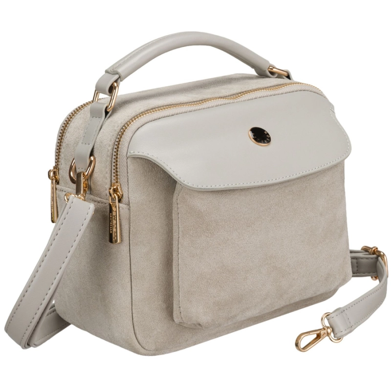 torebka damska szara Peterson listonoszka crossbody