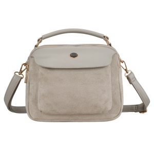 torebka Peterson damska szara na ramię