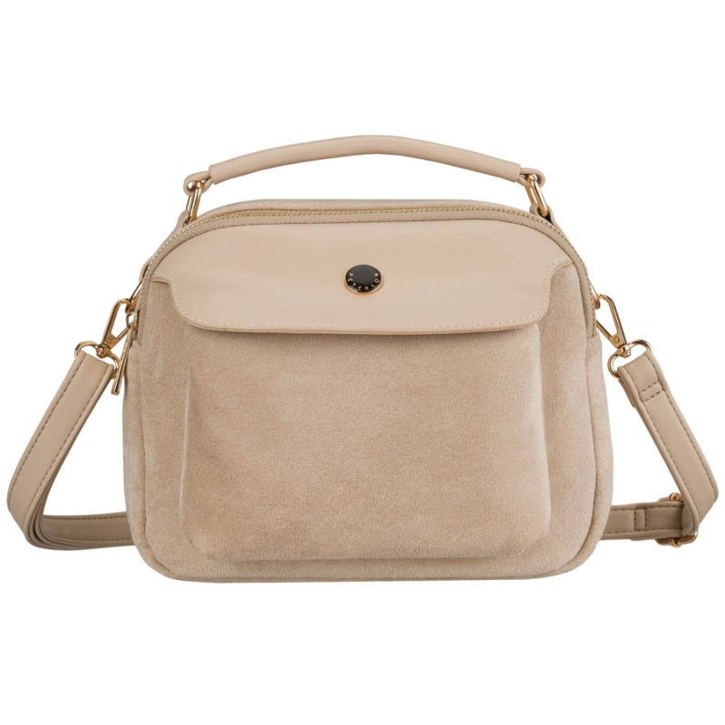 beżowa listonoszka damska Peterson elegancka