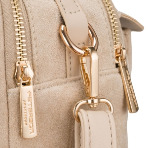 mała torebka damska beżowa Peterson codzienna