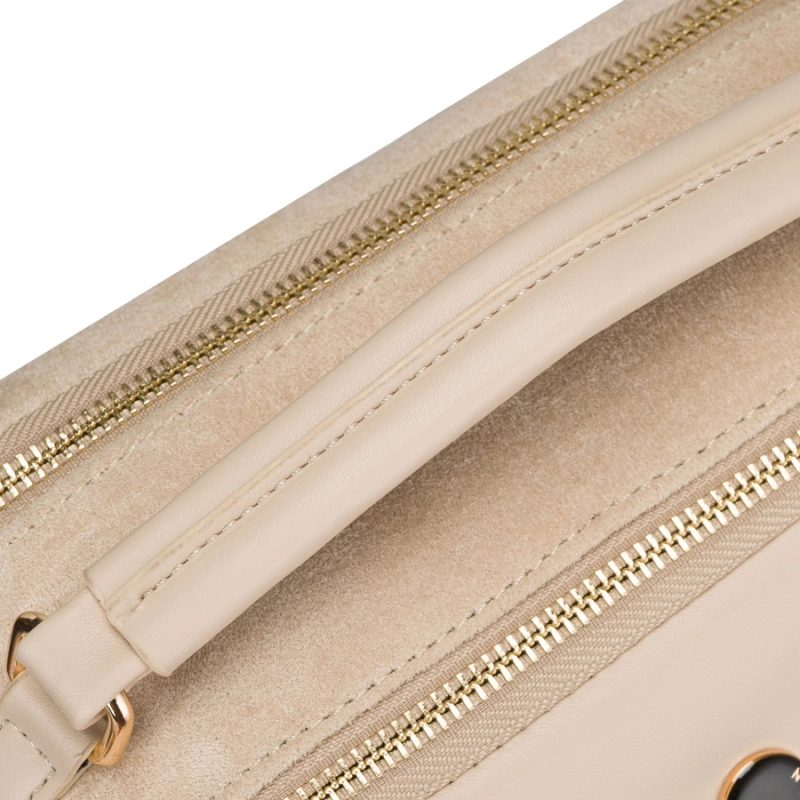 torebka crossbody damska beżowa Peterson