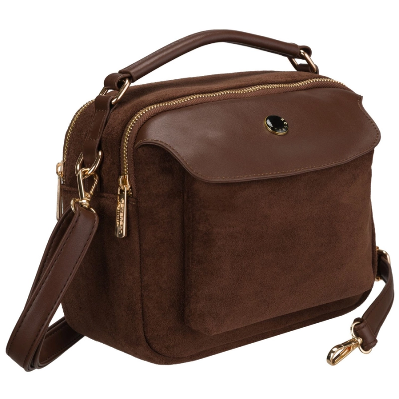 torebka damska brązowa Peterson listonoszka crossbody