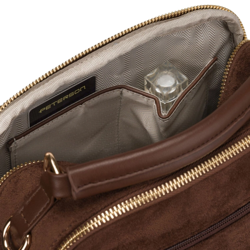 listonoszka damska miejska brązowa Peterson