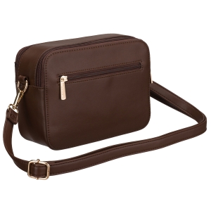 torebka crossbody damska brązowa Peterson modna