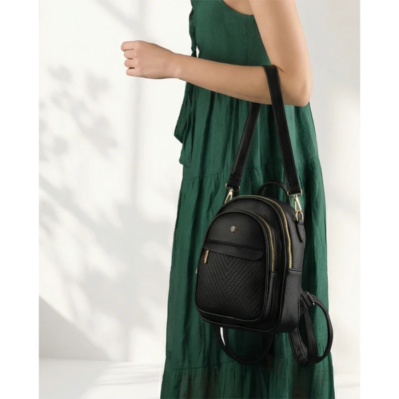 plecak torebka damska czarna Peterson crossbody