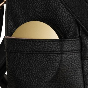 Mały plecak damski czarny ze skóry ekologicznej torebka listonoszka 2w1 miejski - Peterson