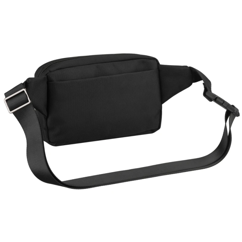 Nerka męska saszetka miejska na ramię mała listonoszka crossbody czarna lekka na suwak - Peterson