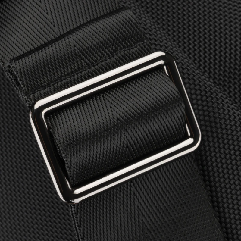 Nerka męska saszetka miejska na ramię mała listonoszka crossbody czarna lekka na suwak - Peterson