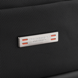 Nerka męska saszetka miejska na ramię mała listonoszka crossbody czarna lekka na suwak - Peterson