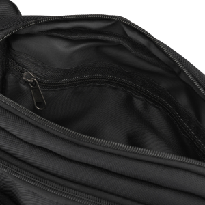 Nerka męska saszetka miejska na ramię mała listonoszka crossbody czarna lekka na suwak - Peterson