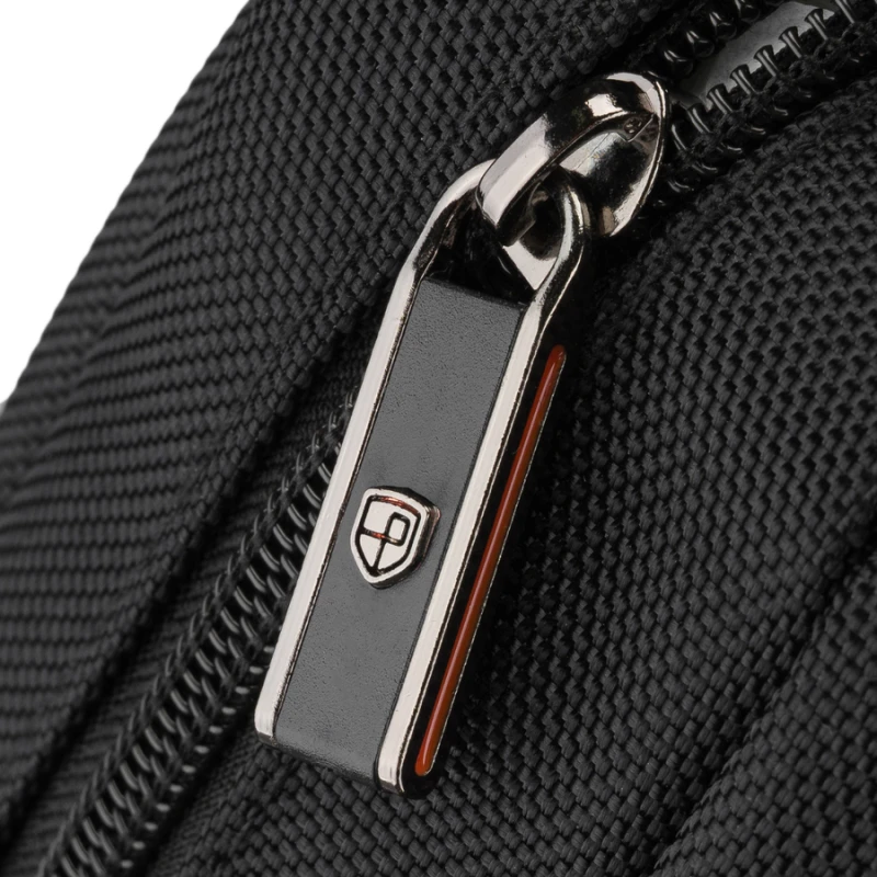 Saszetka męska na biodra czarna listonoszka nerka na ramię mała crossbody - Peterson