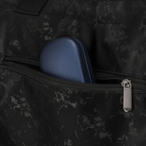 Wygodny shopper damski z poliestru w czarnym kolorze - Rovicky