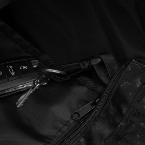 Wygodny shopper damski z poliestru w czarnym kolorze - Rovicky