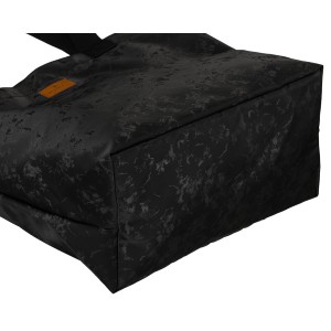 Wygodny shopper damski z poliestru w czarnym kolorze - Rovicky