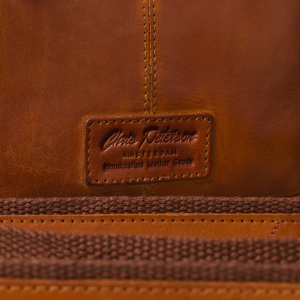 Mała listonoszka męska skórzana brązowa saszetka na ramię - Peterson