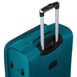 Zestaw walizek podróżnych w rozmiarach S, M i L w turkusowo-różowym - Peterson