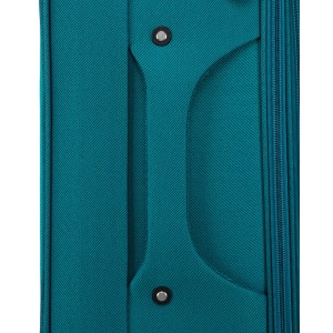 Zestaw walizek podróżnych w rozmiarach S, M i L w turkusowo-różowym - Peterson