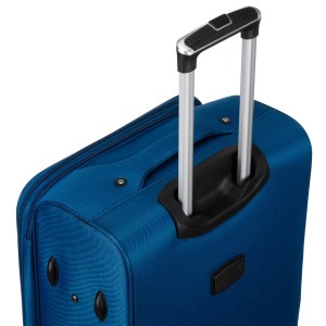 Zestaw walizek podróżnych w niebiesko-czerwonym kolorze - Peterson