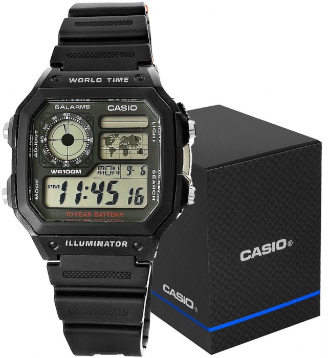 Zegarek Męski CASIO AE-1200WH-1AVEF + BOX