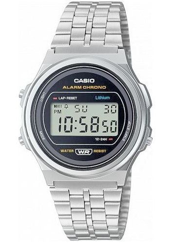 Zegarek damski Casio A171WE-1AEF Vintage srebrny
