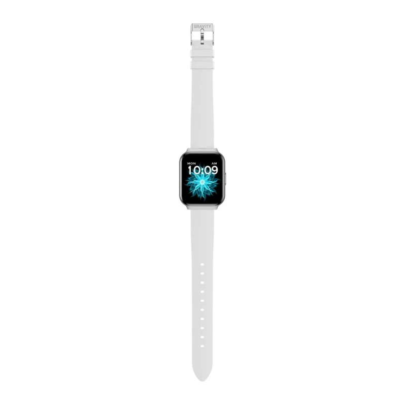 Smartwatch Gravity Srebrny Pasek + Bransoleta GT44-4