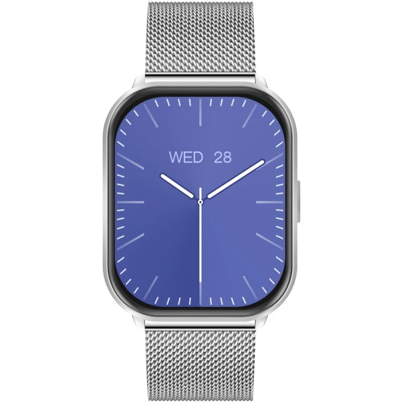 Smartwatch Gravity Srebrny Pasek + Bransoleta GT43-2