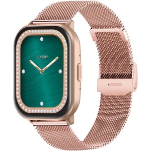 Smartwatch Gravity Różowy Pasek + Bransoleta GT43-4