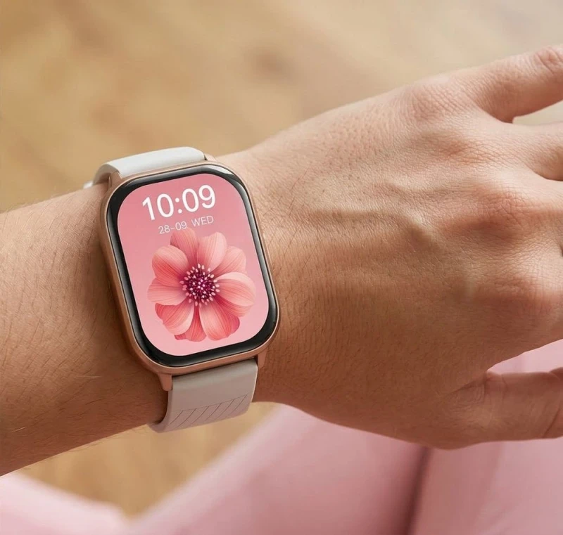 Smartwatch Gravity Różowy Pasek + Bransoleta GT43-4