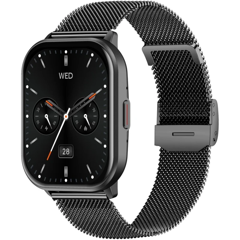 Smartwatch Gravity Czarny Pasek + Bransoleta GT43-5