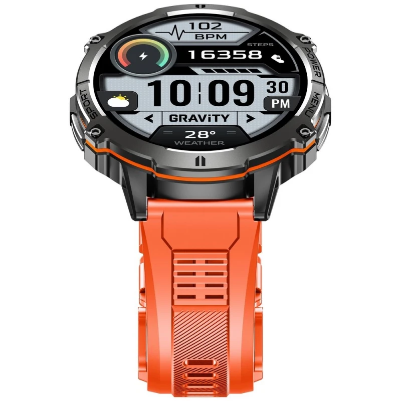 Smartwatch Gravity Czarny Pasek + Bransoleta GT42-5
