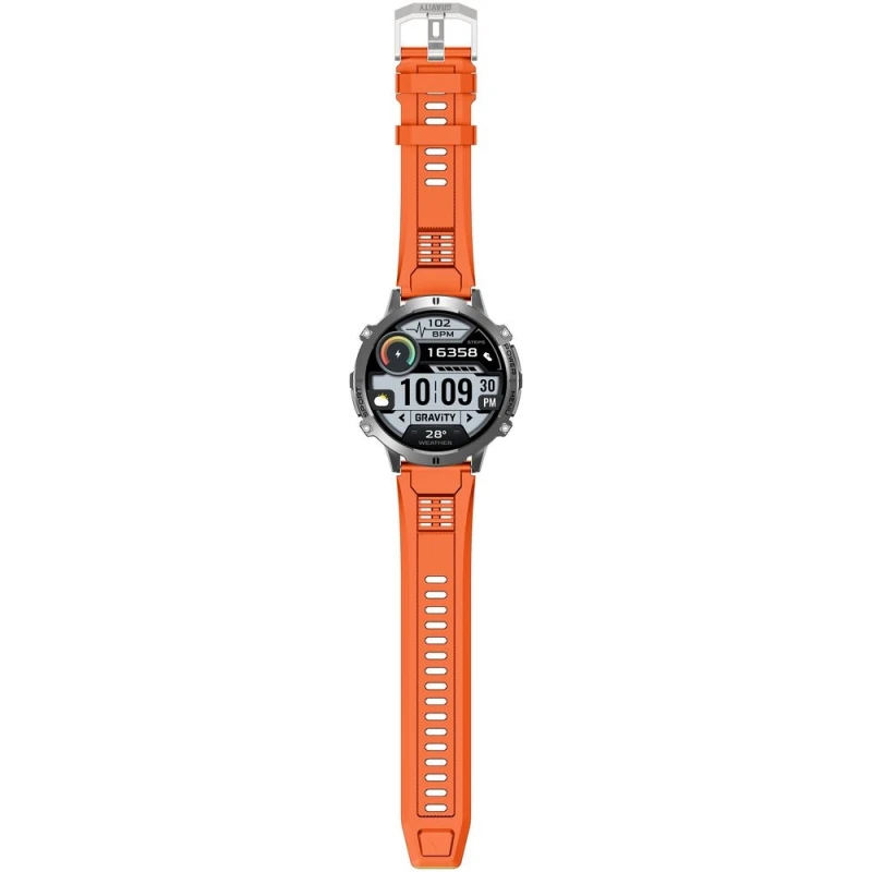 Smartwatch Gravity Grafitowy Pasek + Bransoleta GT42-4