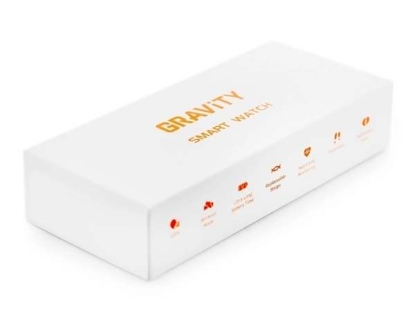 Smartwatch Gravity Grafitowy Pasek + Bransoleta GT42-3