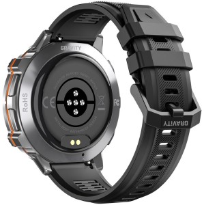 Smartwatch Gravity Grafitowy Pasek + Bransoleta GT42-3